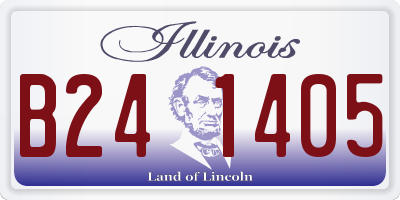 IL license plate B241405