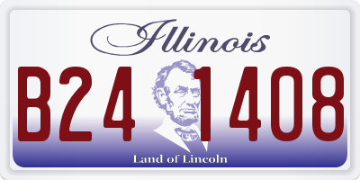IL license plate B241408