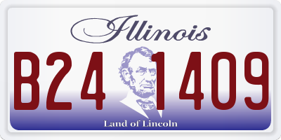 IL license plate B241409
