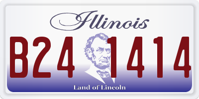 IL license plate B241414