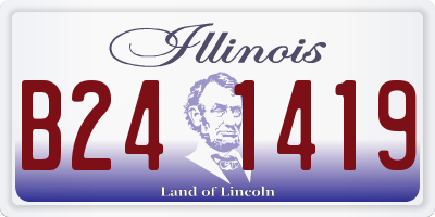 IL license plate B241419