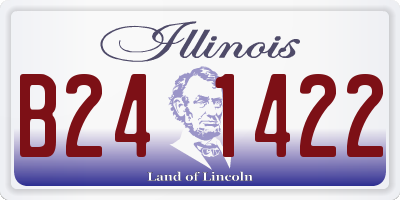 IL license plate B241422