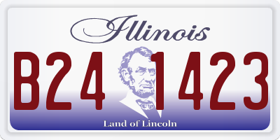 IL license plate B241423