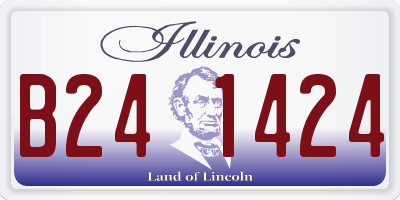 IL license plate B241424