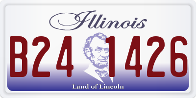 IL license plate B241426