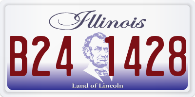 IL license plate B241428