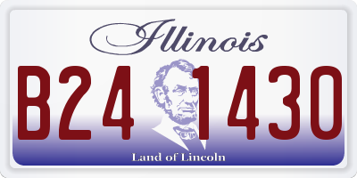 IL license plate B241430