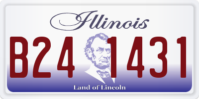 IL license plate B241431