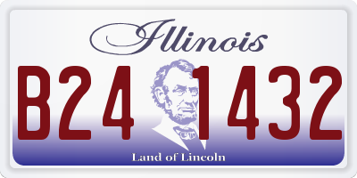 IL license plate B241432