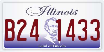 IL license plate B241433