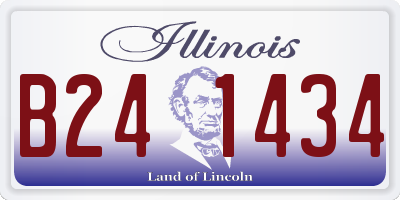 IL license plate B241434
