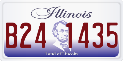 IL license plate B241435