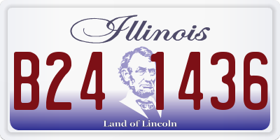IL license plate B241436