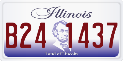 IL license plate B241437