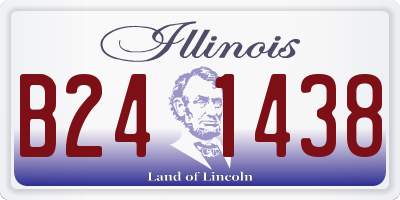 IL license plate B241438