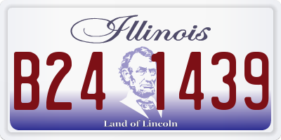 IL license plate B241439