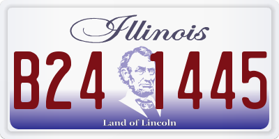 IL license plate B241445