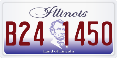 IL license plate B241450