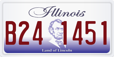 IL license plate B241451