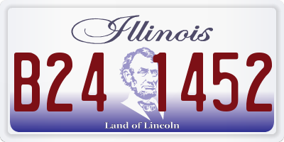 IL license plate B241452