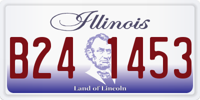 IL license plate B241453