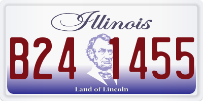 IL license plate B241455