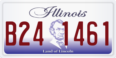 IL license plate B241461