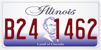IL license plate B241462