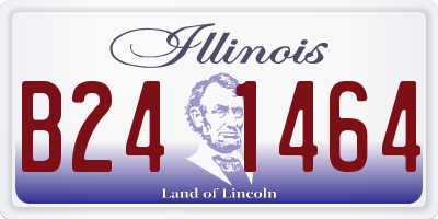 IL license plate B241464