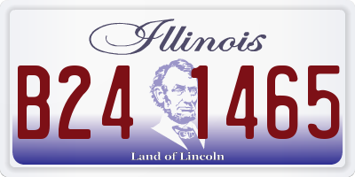IL license plate B241465