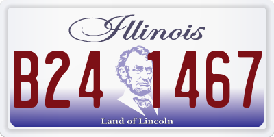 IL license plate B241467