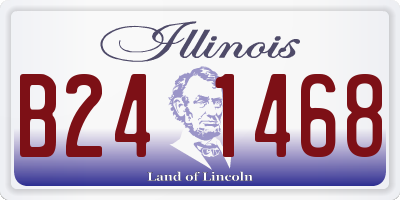IL license plate B241468