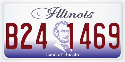 IL license plate B241469
