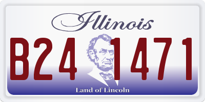 IL license plate B241471