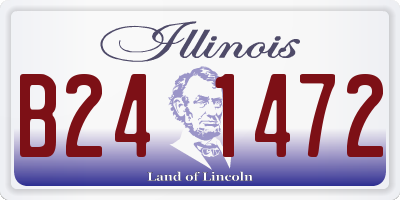IL license plate B241472