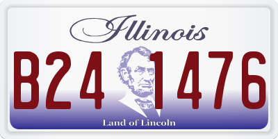 IL license plate B241476