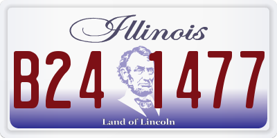 IL license plate B241477