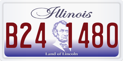 IL license plate B241480