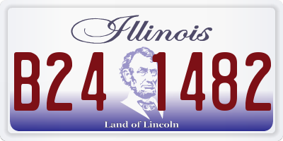 IL license plate B241482