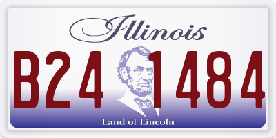 IL license plate B241484