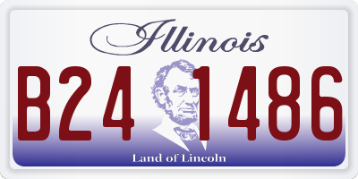 IL license plate B241486