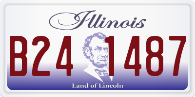 IL license plate B241487