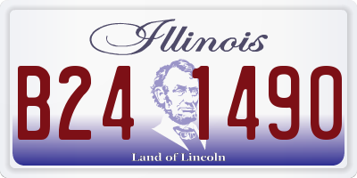IL license plate B241490