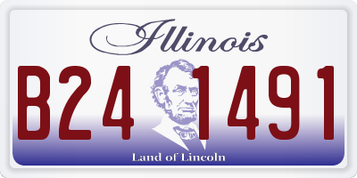 IL license plate B241491
