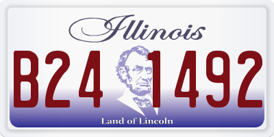 IL license plate B241492