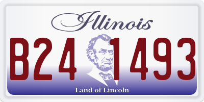 IL license plate B241493