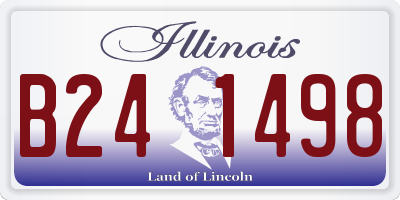 IL license plate B241498