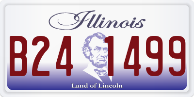 IL license plate B241499
