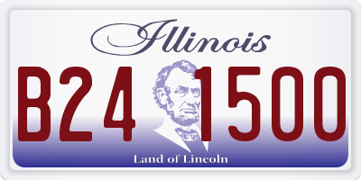 IL license plate B241500