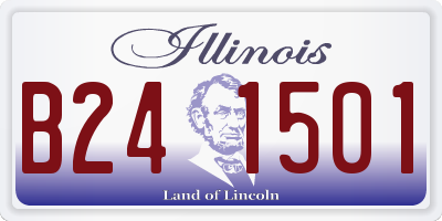 IL license plate B241501